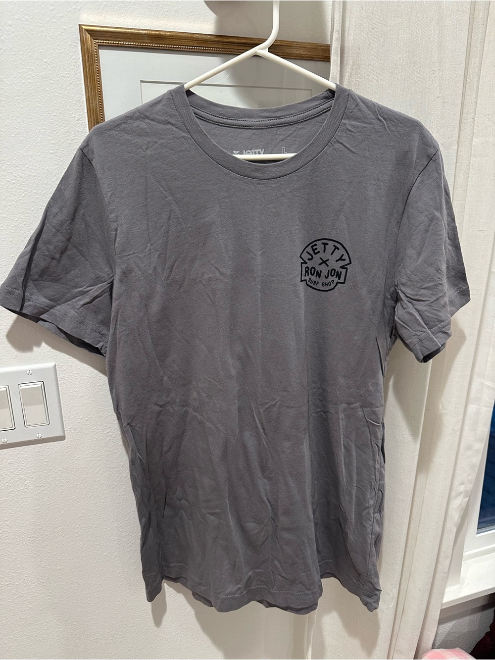 Jetty X Ron Jon Gray Short-Sleeve Logo Tee